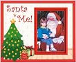 Santa and Me Christmas Picture Frame Gift
