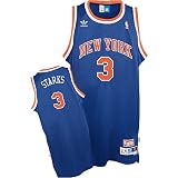 John Starks Jersey: adidas Blue Throwback Swingman #3 New York Knicks Jersey
