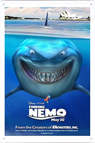 Waller's Decor Metal Plate Movie Theater Decor Wall Decal Tin Sign Poster Wall Art 7.8"x11.8" (ABF-MFE1086)