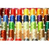 PREMIUM 50 Cones (1100 Yards Each) of Polyester Embroidery Threads for for Brother Babylock Janome Singer Pfaff Husqvarna Bernina Machines From Threadnanny Set 1