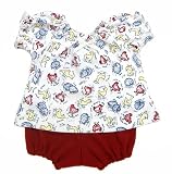 Preemie-Yums Farm Print Peasant Shirt and Diaper Cover Preemie, 4 - 6 Pounds