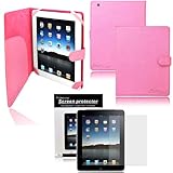 CrazyOnDigital Slim Fit Leather Case with Screen Protector for