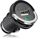 Wicked Chili mini KFZ USB Adapter für Handy / MP3 Player / iPhone / iPod / Navigationssystem / Smartphone (12V / 24V, 1200mAh, USB-A)