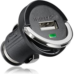 Wicked Chili Tiny Schnellader KFZ Ladeger�t f�r Apple iPad 3 / 2 / 1 (12V / 24V, 1200mAh, USB-A) schwarz