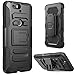 Nexus 6P Case, i-Blason **Dual Layer** [Kickstand] Google Nexus 6P Case (2015 Release) Prime Series Holster Cover with Kickstand and Locking Belt Swivel Clip (Black)