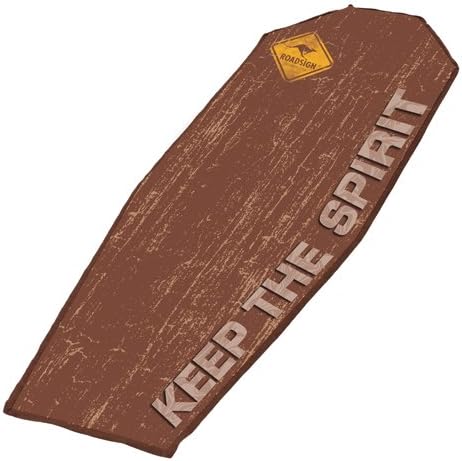 Roadsign 70510 Trekking Tapis de sol autogonflable Marron Used look 183 x 51 x 2,5 cm