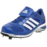 adidas Men's Excel IC Pro Low Baseball Cleat,Royal/White/Silver,7 M