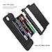 Torubia iPhone 7 Case, Card Slot Holder Wallet Case, Holds Up to 2 Cards, Slim Fit Armor, TPU Plus PC, Dual Layer Heavy Duty Shock Proof Bumper Protective Cover, Black