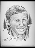 1974 Mel Stottlemyre New York Yankees Lithograph