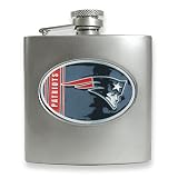 New England Patriots Stainless Steel Hip Flask