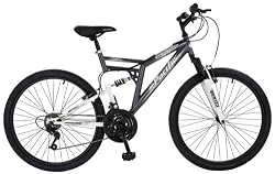 Pacific Chromium Men's Dual Suspension Mountain Bike (26-Inch Wheels)