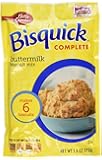 Betty Crocker Bisquick Complete Buttermilk Biscuit Mix, Just Add Water! 7.5 Oz. = 6 to 8 Biscuits (4 Pack)