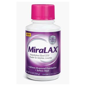 MiraLAX Laxative Relieves Occasional Constipation, Powder 8.3 oz (14 Days)