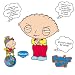 Fathead Family Guy Stewie Thinks Wall Decal Image