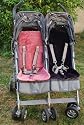 Baby Foxglove English Sheepskin Pink Pram Liners