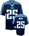 Lendale White Youth Jersey: Reebok Navy Replica #25 Tennessee Titans Jersey - Large (14-16)