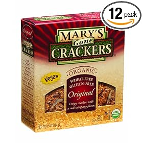 Mary's Gone Crackers, Original, 6.5-Ounce Boxes (Pack of 12)