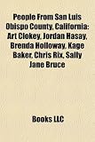 People From San Luis Obispo County, California: Art Clokey, Jordan Hasay, Brenda Holloway, Kage Baker, Chris Rix, Sally Jane Bruce