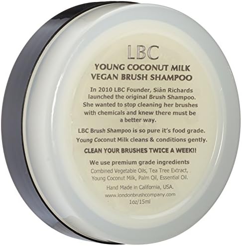 London Brush Company Vegan Young Coconut Milk Solid Brush Shampoo