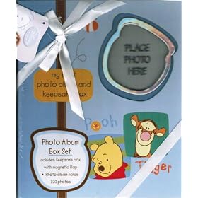 Winnie the Pooh Photo Album Box Set in Blue