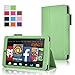 Fire HD 6 Case - Exact Amazon Kindle Fire HD 6 Case [PRO Series] - Premium PU Leather Folio Case for Amazon Kindle Fire HD 6 (2014) Green