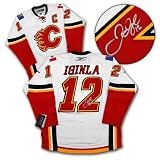 JAROME IGINLA Calgary Flames SIGNED RBK Premier Jersey