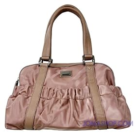Burberry Dark Pink Nylon Bowling Bag 3461799