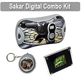 Sakar Spiderman 0.3 MP Digital Camera and Digital Picture Frame and Digital Keychain Photo Viewer