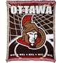 Ottawa Senators Jacquard Woven Throw Blanket