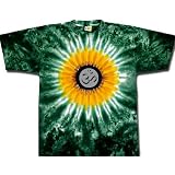 OM Symbol Yoga Meditation SUNFLOWER Tie Dye Tshirt