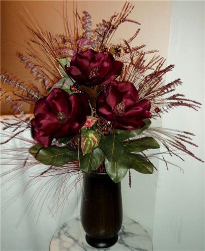 New Silk Magnolia Floral Arrangement