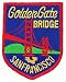 Golden Gate Bridge Embroidered Patch San Francisco Iron-On Souvenir Emblem