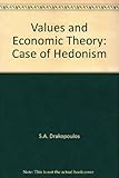 Values and economic theory : the case of hedonism