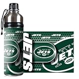 New York Jets - NFL 24oz Stainless Steel Water Bottle with 360&Acirc;&ordm; Wrap