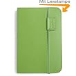 Amazon Lederh�lle f�r Kindle Keyboard mit integrierter Leselampe (f�r 15 cm/6 Zoll Display) Apfelgr�n