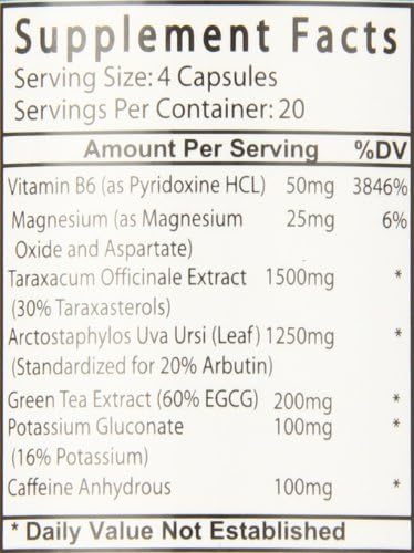 CTD Labs Diuretic Extreme, 3225 mg, 80 Capsules