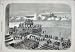 1858 Scene Blessing River Neva St Petersburg Horses Men