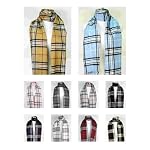 Premium Super Soft Cashmere Feel Classic Plaid Tassel