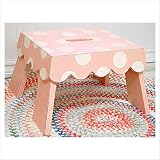 New Arrivals Stool, Pink Polka Dot