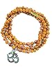 Surya Mala- Sunstone Prayer Beads for Awakening Chakra Kundalini Yoga Necklace OM Pendant