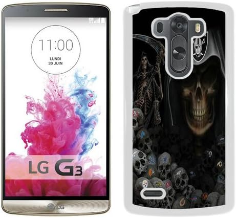 Generic Oakland Raiders (3) White Shell Phone Case for LG G3,Newest Cover