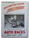 1947 Huntington Beach Speedway Racing Poster Print