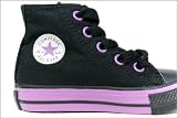 Converse Kids’ All Star Chuck Taylor Hi Casual Shoe Black, Lavender