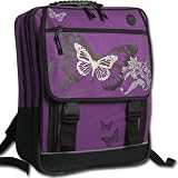 Fabrizio Kids Schulrucksack 48 cm, lila / schmetterling