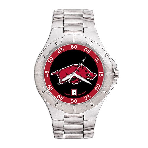 Arkansas Razorbacks NCAA Men's Pro II Watch with Stainless Steel Bracelet