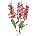Set of 3 Orchid Spray Stems - Purple (33")