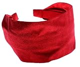 L. Erickson USA Scarf Headband - Metallic Denim Poppy