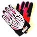 WOW Motocross Motorcycle BMX MX ATV Dirt Bike Skeleton Racing Gloves Pink