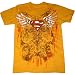 Search : Superman Gold Logo with Wings & Scrollwork Mens Slim Fit T-Shirt