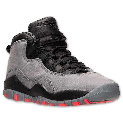Nike Air Jordan 10 Retro Kids (GS) Grade School Cool Grey/Black/Infrared 310806-023